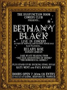 Bethany Black, 17 Feb 2012