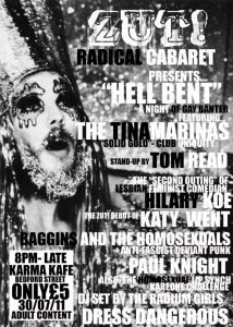 Zut Radical Cabaret, Hell Bent, 30 Jul 11