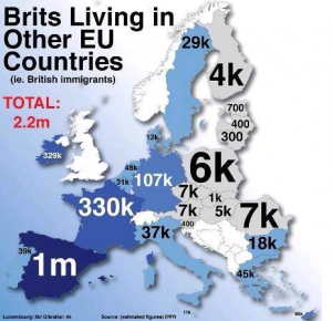 Brits living abroad in EU Brits living abroad in EU