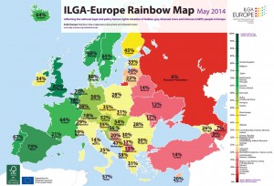  ILGA LGBTI Europe map 2014