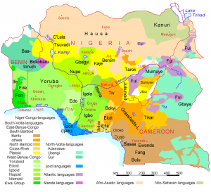 Africa's languages around Nigeria