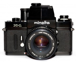 Minolta X-1 XM XK manual film camera 1973