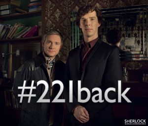 Sherlock BBC hashtag 221back facebook