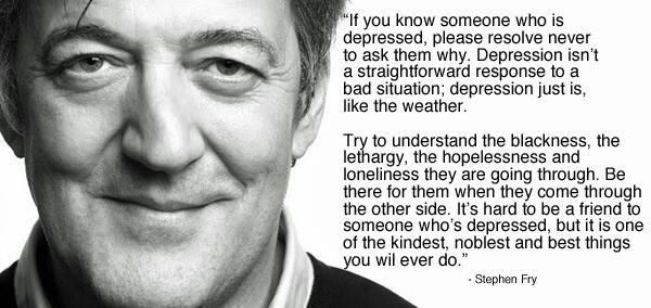 Stephen Fry on depression