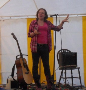 Gypsy in the Field music, stand-up comedy, poetry festival, Aylsham 2012