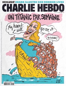 Charlie Hebdo, Un Titanic par semaine, Mediterranean migrant deaths