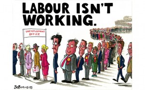 Labour isn't working BOB cartoon Daily Telegraph 9 May 2015