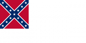 Southern US Second Confederate Flag by William T Thompson