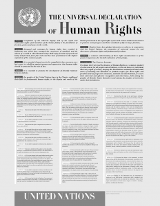 Universal Declaration of Human Rights (UDHR) 1948