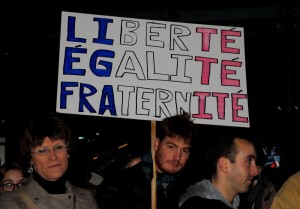 JeSuisCharlie Norwich Forum Vigil 12 Jan 2015