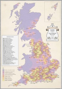 Cheeky Map of British Bottoms