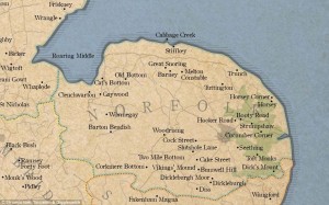  Naughty Norfolk Names Map