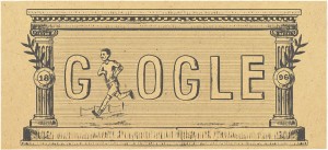 Google Doodle 120th anniversary of first modern olympic games