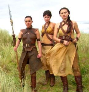 Dorne women Sand Snakes Obara Sand, Tyene Sand and Nymeria Sand