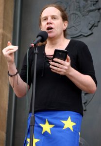 Katy Jon Went speaking at pro-EU anti-Brexit rally in Norwich