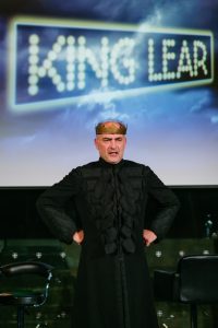 Louis Hilyer in Melvyn Bragg's King Lear in New York for Hostry Festival 2016. Photo by Matt Dartford