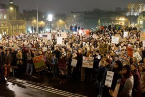 Norwich Donald Trump anti-racist Muslim ban protest