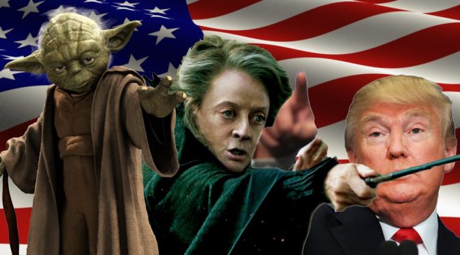 Donald Trump, witches, Yoda