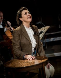 Tracey Catchpole as the Queen - Hostry Festival 2017, THE EAGLE HAS TWO HEADS by Jean Cocteau. Photo © Simon Finlay Photography