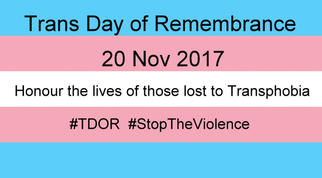 Trans Day of Remembrance 2017