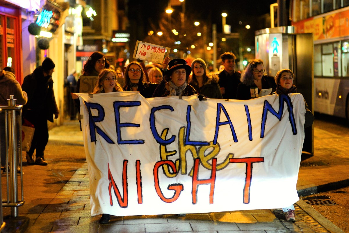 Norwich Reclaim the Night 2018. Photo © Katy Jon Went