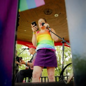 Katy Jon Went speaking at King's Lynn & West Norfolk Pride