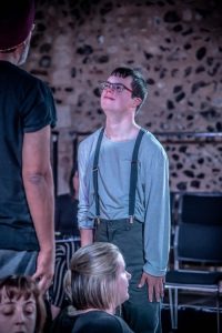 Total Ensemble present 'The Boy in the Lighthouse' at the 2018 Hostry Festival. Photo credit Simon Finlay Photography.