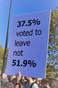 37.5 per cent voted Leave