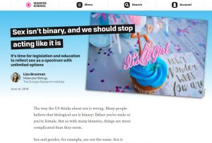  Sex isn't binary