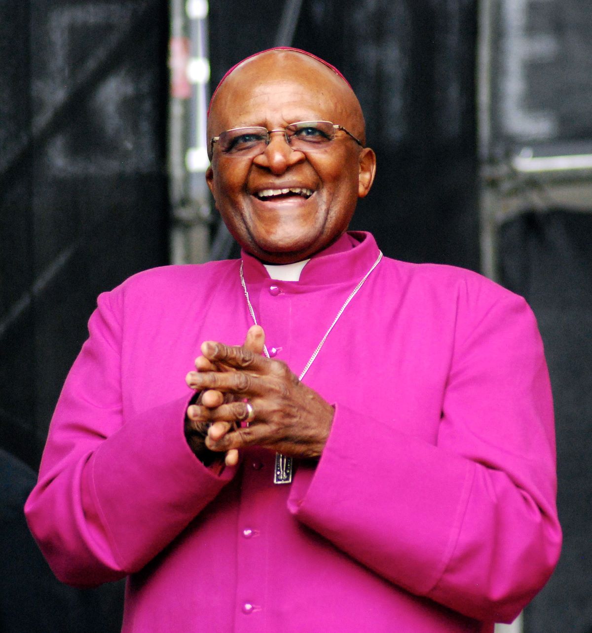 Archbishop Desmond Tutu at COP17 climate conference by Kristen Opalinski