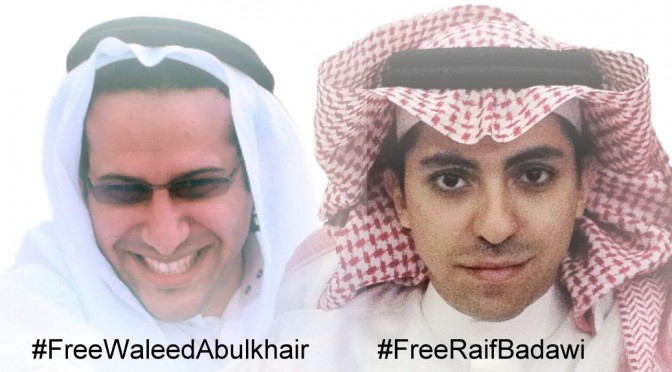 Free Waleed Abulkhair Free Raif Badawi