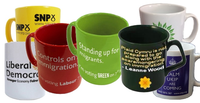UK General Election campaign, Labour Immigration Controls Mugs #GE2015