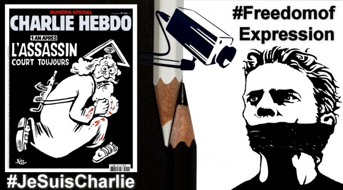 Charlie Hebdo anniversary Freedom of Expression