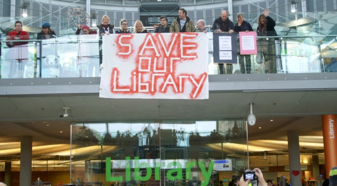 Austerity Cuts continue to hit Library Services in Norfolk, locals Protest
