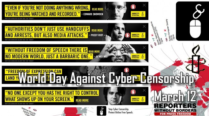 No AdBlock isn’t broken it’s Amnesty’s World Day Against Cyber Censorship