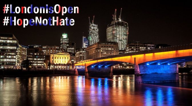 London Bridge is Falling but its people rise in love not hate